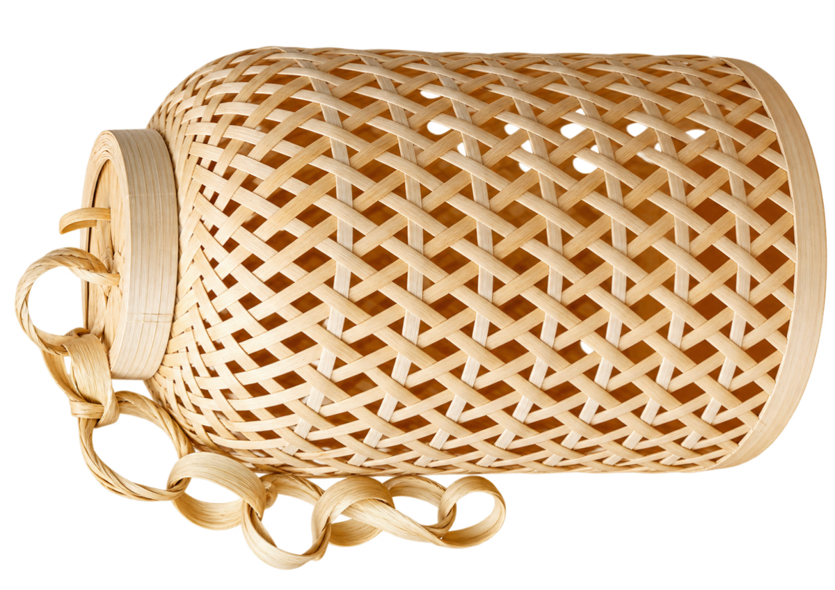 Bamboo hanging lamp shade PACK OF 2
