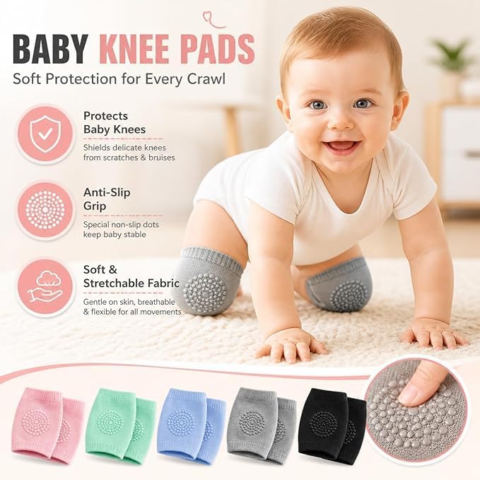 BABY KNEE PADS MULTICOLOUR (SET OF 2)