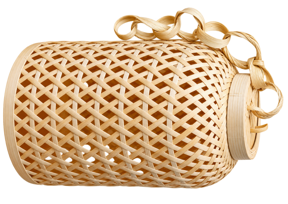 Bamboo hanging lamp shade PACK OF 2