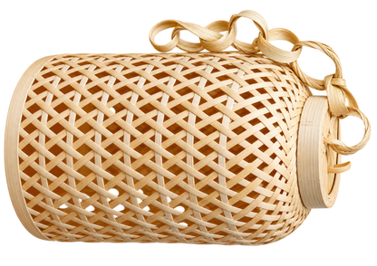 Bamboo hanging lamp shade PACK OF 2