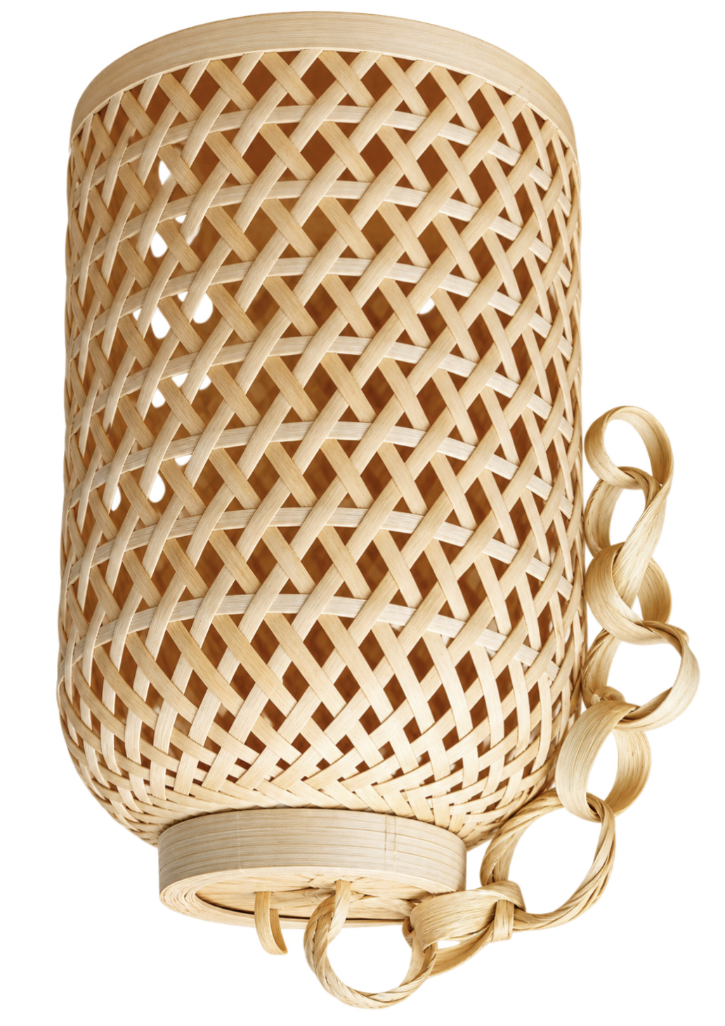 Bamboo hanging lamp shade PACK OF 2