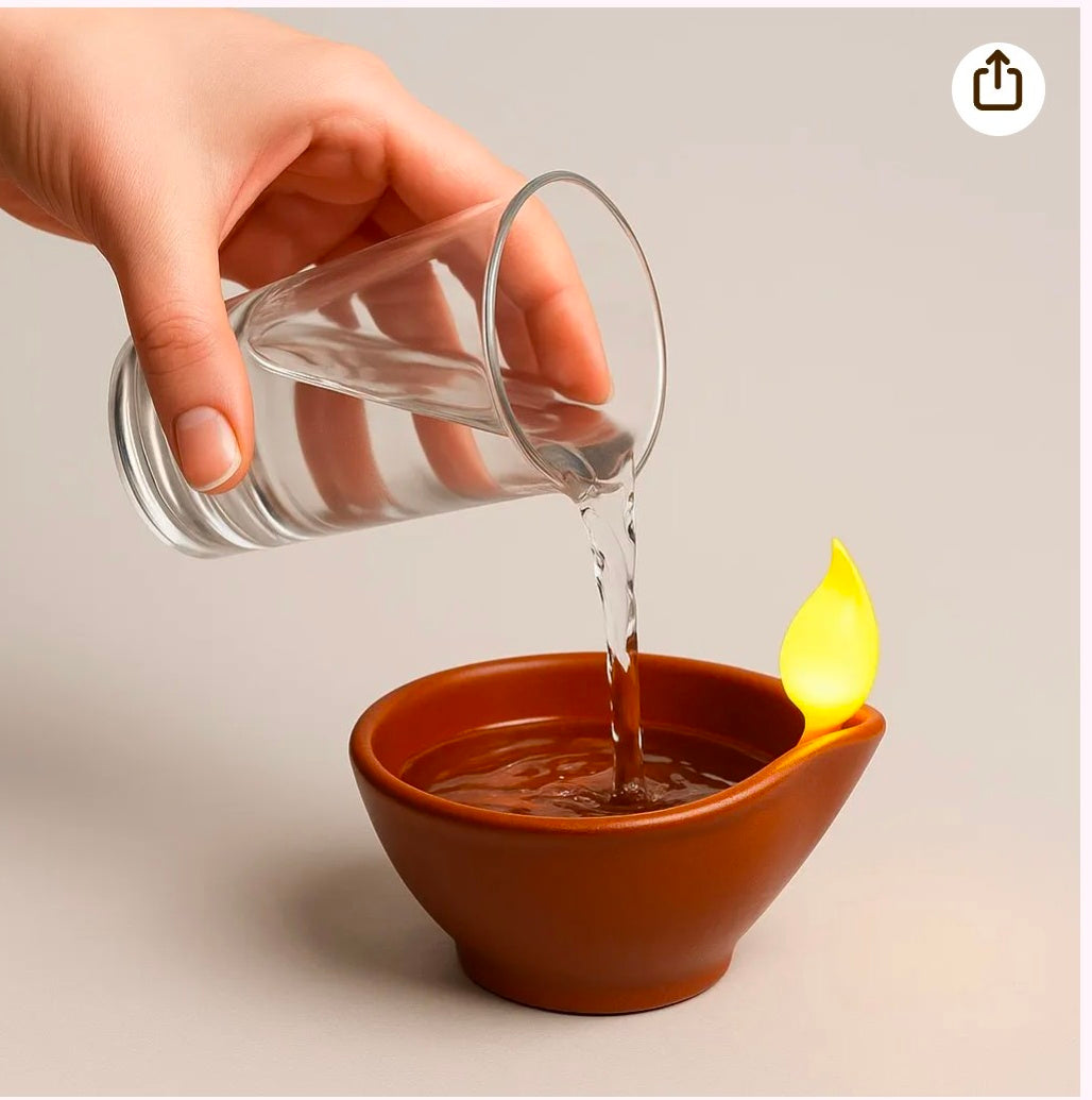 Water Led sensor Diya / Home decoration in festival