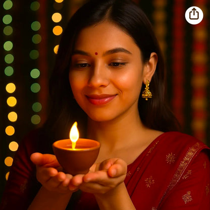 Water Led sensor Diya / Home decoration in festival