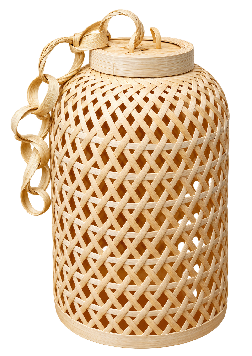 Bamboo hanging lamp shade PACK OF 2